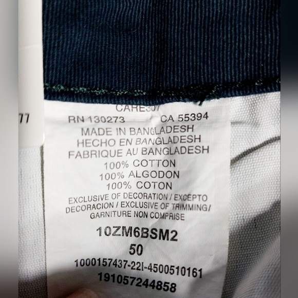 Wrangler Authentic Men's Big & Tall Premium Twill Cargo Shorts Midnight 50 - Picture 8 of 12